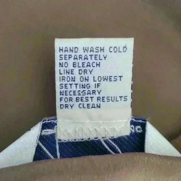 Vintage 90's Anne Larson 100% Silk Longline Sleeveless Vest Top sz M - Picture 6 of 6